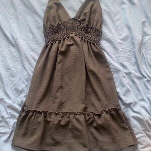 Liberty Love Elegant Black Smocked Dress